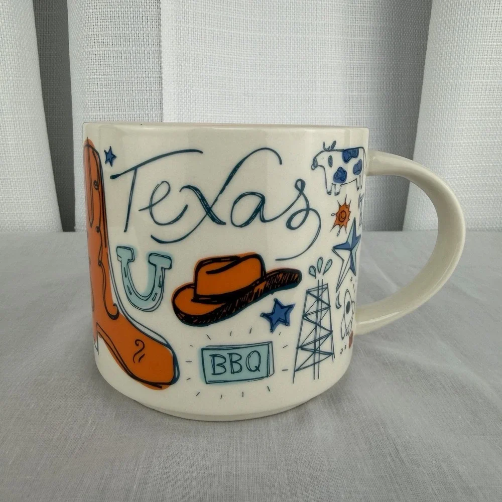 Starbucks Texas Been There Series Across The Globe Collection 14oz Mug Cup 2019